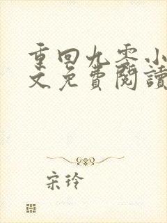 重回九零小说全文免费阅读封面