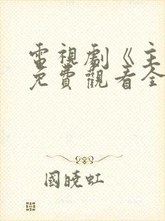 电视剧《主角》免费观看全集