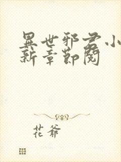 异世邪君小说最新章节阅