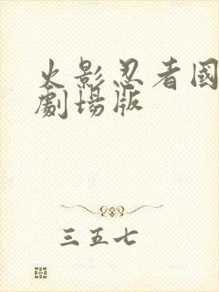 火影忍者国语版剧场版