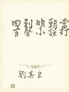 回到明朝当王爷有声小说打包下载封面