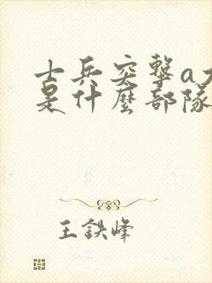 士兵突击a大队是什么部队