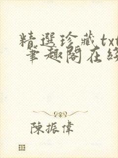 精选珍藏txt 笔趣阁在线阅读