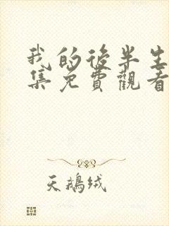 我的后半生45集免费观看电视剧封面