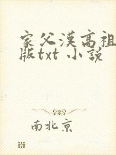 家父汉高祖精校版txt 小说