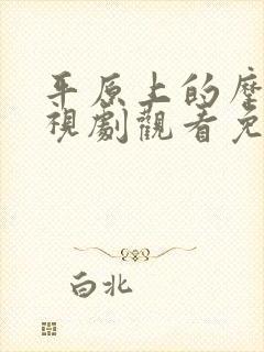 平原上的摩西电视剧观看免费完整版