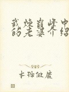 武炼巅峰中杨开的老婆介绍封面