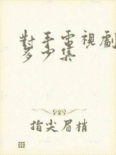 对手电视剧一共多少集