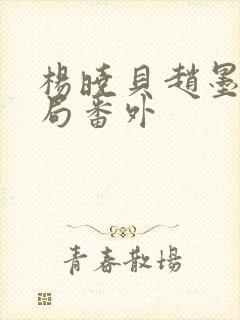 杨晓贝赵墨戎结局番外