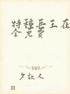 特种兵王在山村全免费