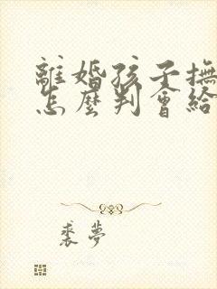 离婚孩子抚养权怎么判会给判谁