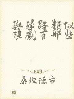 与归路类似的电视剧有哪些