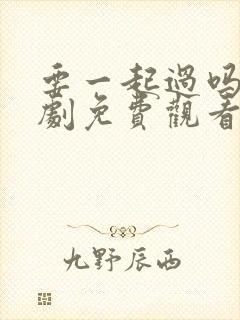 要一起过吗电视剧免费观看