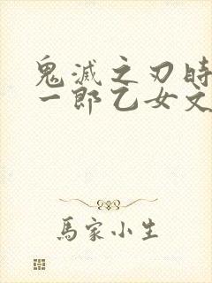 鬼灭之刃时透无一郎乙女文封面