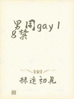 男同gay 18禁
