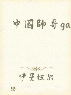 中国帅哥gay封面