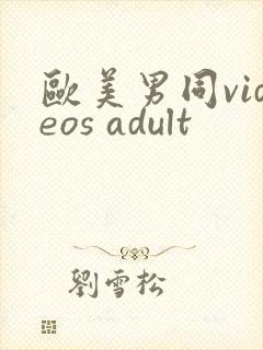 欧美男同videos adult