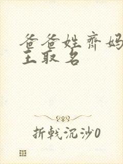 爸爸姓齐妈妈姓王取名封面