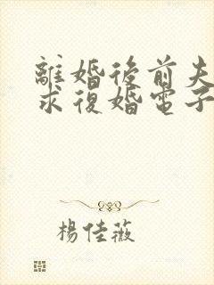 离婚后前夫哭着求复婚电子书阅读