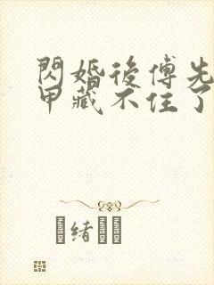 闪婚后傅先生马甲藏不住了短剧免费高清