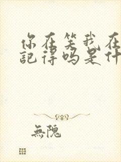 你在笑我在唱还记得吗是什么歌