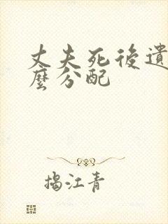 丈夫死后遗产怎么分配封面