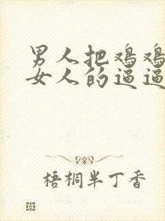 男人把鸡鸡插进女人的逼逼