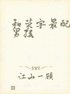 和荣字最配的字男孩