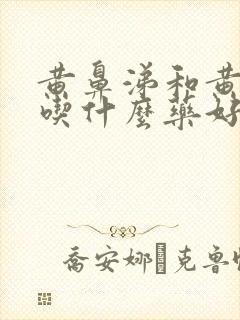 黄鼻涕和黄痰多吃什么药好