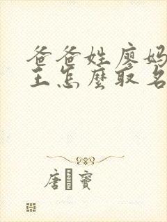 爸爸姓廖妈妈姓王怎么取名