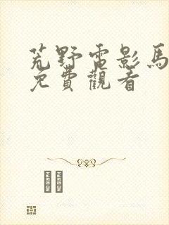 荒野电影马东锡免费观看