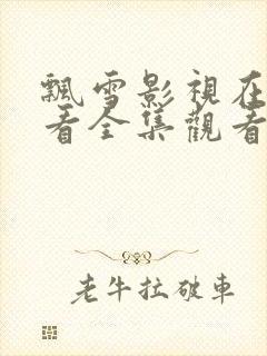 飘雪影视在线观看全集观看高清