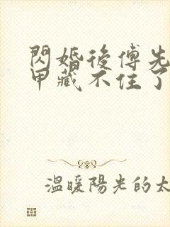 闪婚后傅先生马甲藏不住了全文免费看