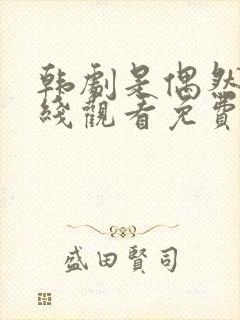 韩剧是偶然吗在线观看免费