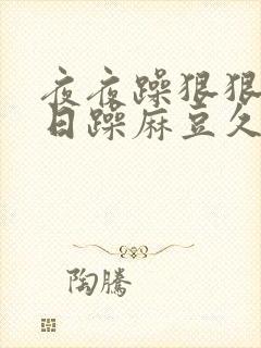 夜夜躁狠狠躁日日躁麻豆久久