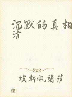 沉默的真相 高清