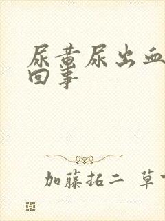 尿黄尿出血怎么回事