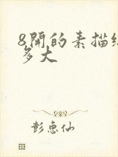 8开的素描纸有多大