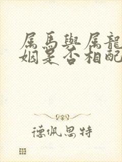 属马与属龙的婚姻是否相配