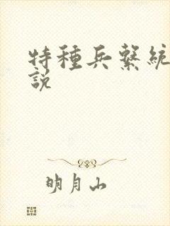 特种兵系统类小说