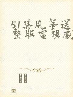 51集风筝送审整版电视剧封面