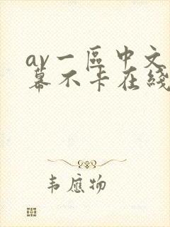 av一区中文字幕不卡在线