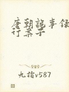 唐朝诡事录之西行案子