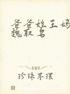 爸爸姓王妈妈姓魏取名