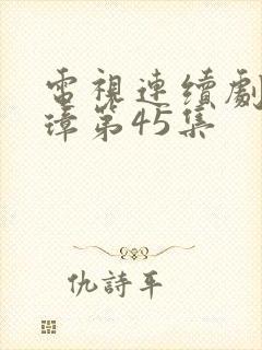 电视连续剧朱元璋第45集