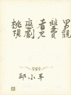 桃恋者双男主电视剧免费观看