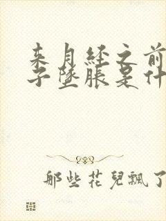 来月经之前小肚子坠胀是什么情况