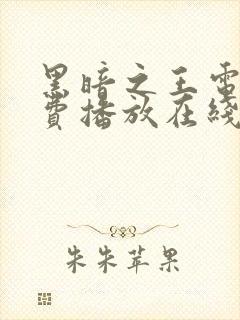 黑暗之王电影免费播放在线观看