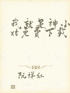 我就是神小说txt免费下载