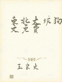 东北大坑狗儿全文免费